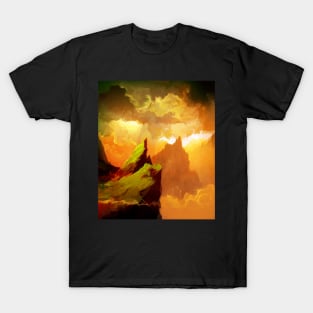 Dark mystic fantasy landscape T-Shirt